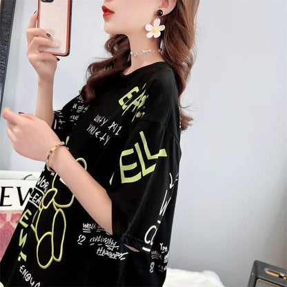 好感度満載 3色選択可 美感いっぱい Tシャツ カットソー トップス＜U-3052＞