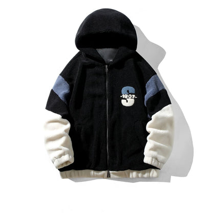 話題沸騰中 もこもこボア 3色展開 ジップアップパーカーU-12582