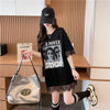売り切れ必至 レース ファッション 切り替え ゆったり 半袖Tシャツ＜U-8480＞