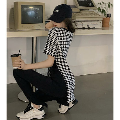 話題沸騰中 存在感抜群 上質 トレンドアイテム 個性派 着心地良い 半袖 Tシャツ <U-9287>