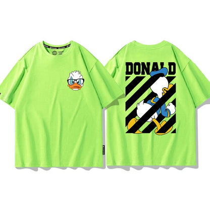 男女兼用 プリント 半袖 Tシャツ U-13187