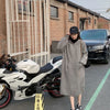 美人度アップ 4色 プラスベルベット 長袖 ニット セーター <U-10217>