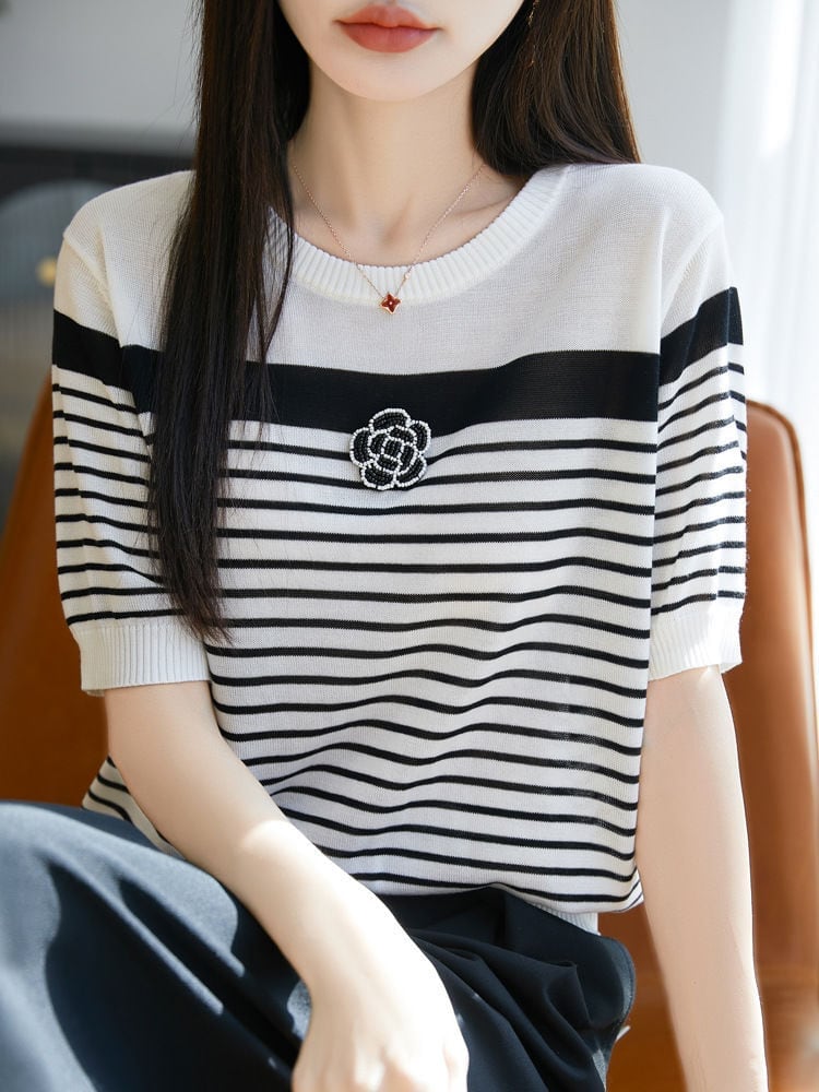 定番シンプル 売り切れ必至 着回し力抜群 全2色 Tシャツ <U-11938>