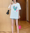 新商品 透かし彫り キュート ゆったり 半袖Tシャツ＜U-8422＞