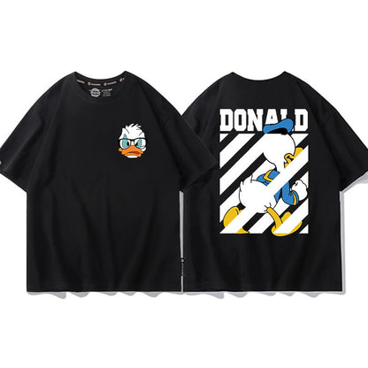 男女兼用 プリント 半袖 Tシャツ U-13187