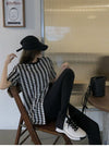 話題沸騰中 存在感抜群 上質 トレンドアイテム 個性派 着心地良い 半袖 Tシャツ <U-9287>