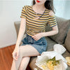 カジュアル 切り替え オシャレ度満点 プリント Tシャツ カットソー＜U-3565＞