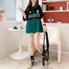 着心地抜群 POLOネック 好感度満載 アルファベット Tシャツ カットソー＜U-3218＞