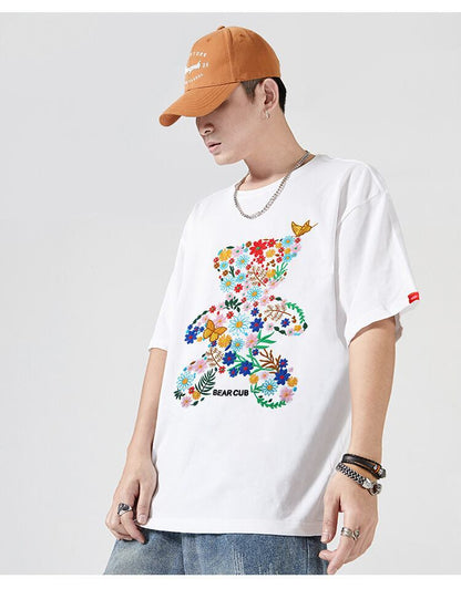 上質 絶対流行 早い者勝ち 早い者勝ち カジュアル 男女兼用 2色選択 Tシャツ<U-11131>