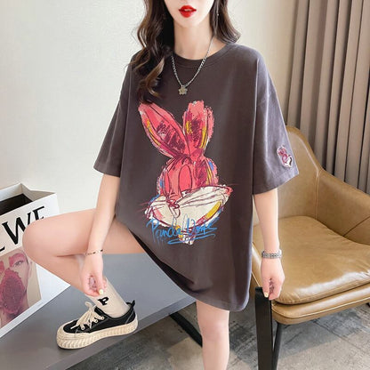 超人気 着心地抜群 オシャレ度満点 プリント全4色 Tシャツ カットソー＜U-8636＞