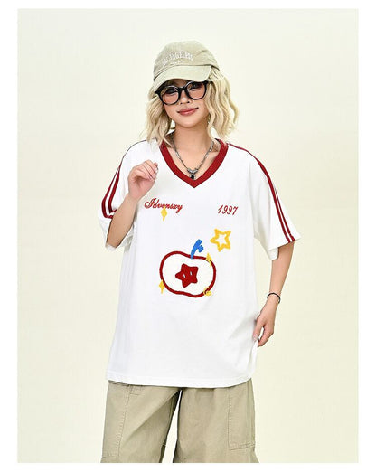 売り切れ必至 早い者勝ち 絶対流行 カジュアル 2色選択 Tシャツ<U-11545>