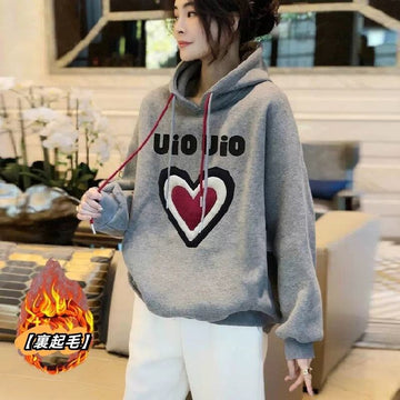 【裏起毛あり】定番シンプル  カジュアル パーカー<U-6101>