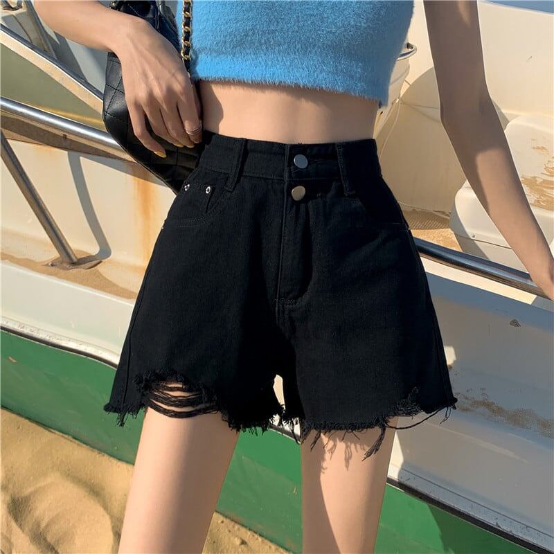 清涼感たっぷり ハイウエスト ファッション パンツ ボトムス＜U-3361＞
