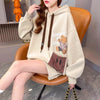 【裹起毛】スタイルアップ効果抜群 快適トップス ゆったり 2色選択 パーカー<U-10580>