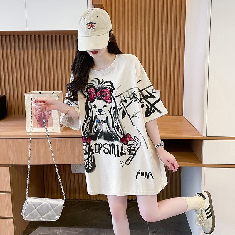 キュート 絶対流行 売れ筋 早い者勝ち カジュアル Tシャツ<U-11446>