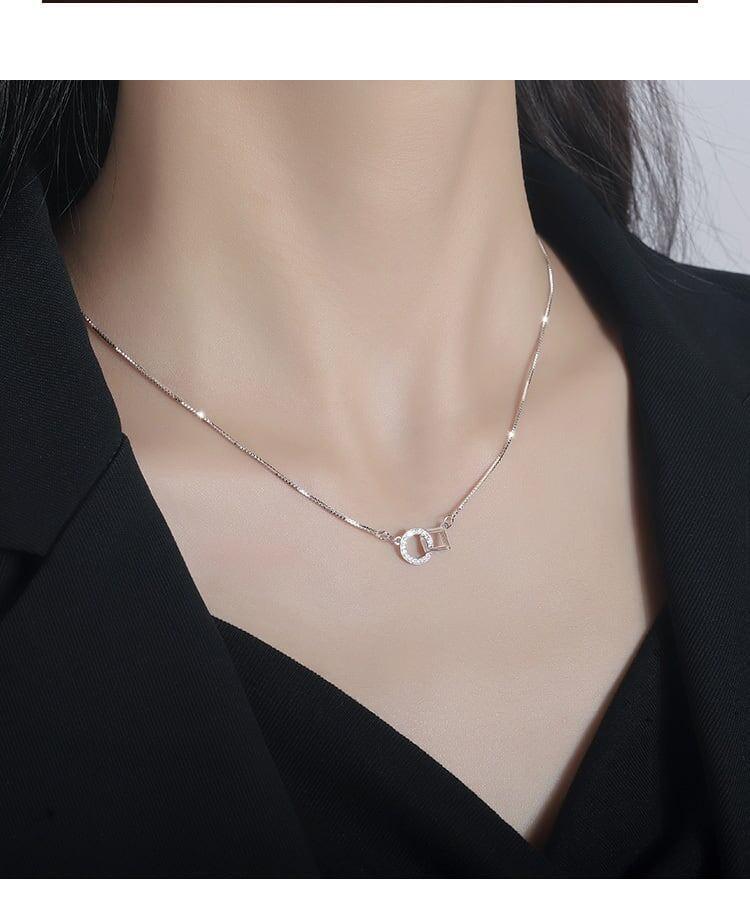 女性力を高める 気質溢れる シンプル ネックレス アクセサリー＜isf-2508＞