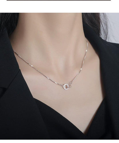 女性力を高める 気質溢れる シンプル ネックレス アクセサリー＜isf-2508＞