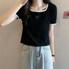 スリム 切り替え スタイリッシュ Tシャツ カットソー＜U-3449＞