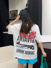 美人度アップ 海外トレンド 定番シンプル 好感度UP カジュアル 全3色 半袖 Tシャツ ＜U-11236＞