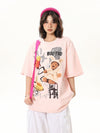 売れ筋 早い者勝ち 絶対流行 カジュアル 2色選択 Tシャツ<U-11178>