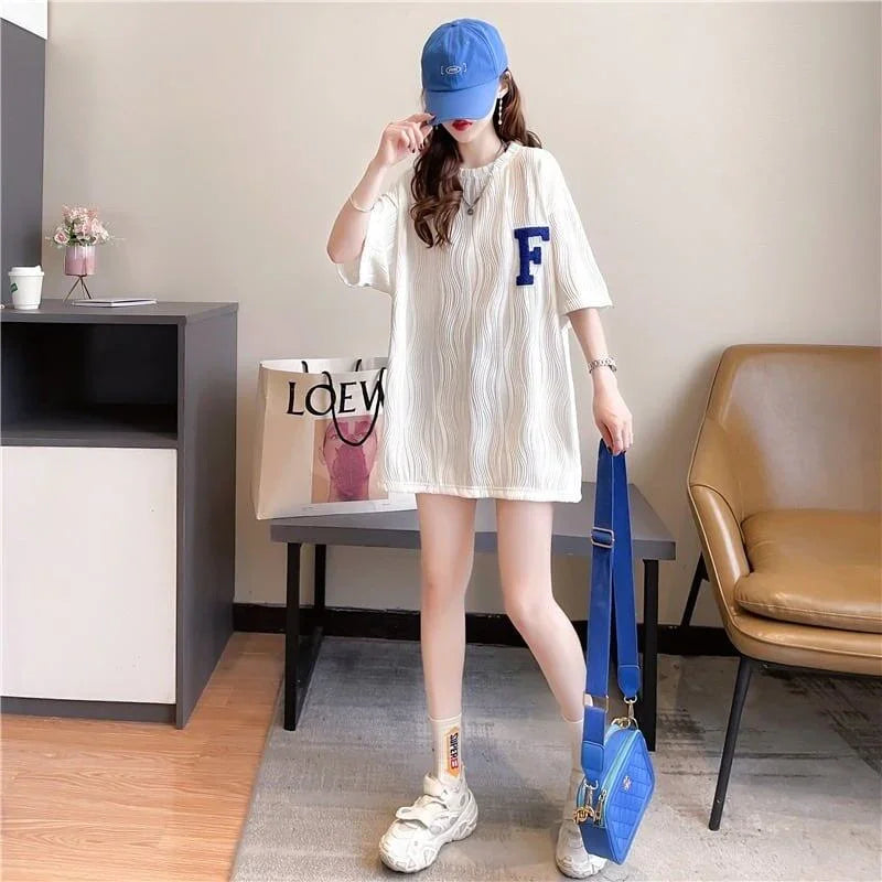 好感度満載 ラウンドネック 美感いっぱい Tシャツ カットソー＜U-3061＞