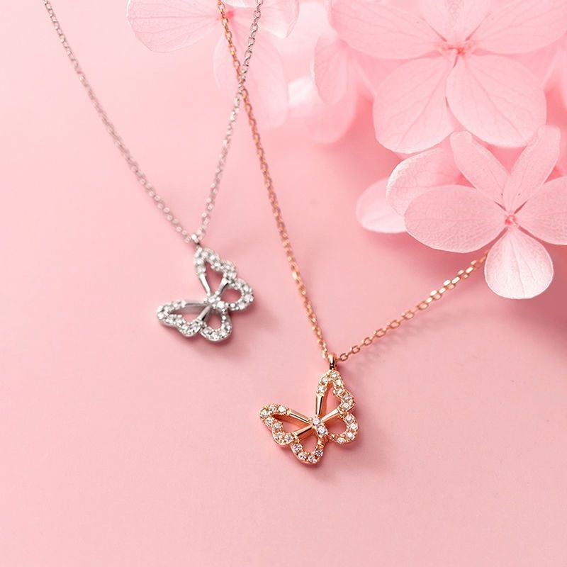 定番シンプル 美感いっぱい 清純甘くて女子力UP 2色 ネックレス アクセサリーU-12752