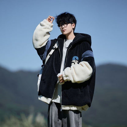 話題沸騰中 もこもこボア 3色展開 ジップアップパーカーU-12582