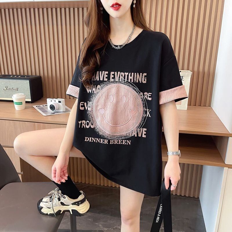 大好評 カジュアル 絶対欲しい キュート プリント全3色 半袖Tシャツ カットソー ＜U-8600＞