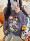新商品 大人可愛い 求めてたデザイン 肌触り抜群 プリント 5色選択 Tシャツ<U-9369>