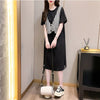 個性的なデザイン プリント 一目惚れ Tシャツ カットソー ワンピース＜U-3490＞
