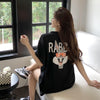 今季大好評 切り替え 美感いっぱい プリント Tシャツ カットソー＜U-3458＞