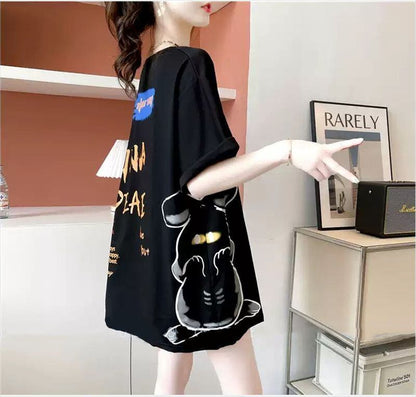 新商品 レース スウィートプリント 全2色 半袖Tシャツ ＜U-8715＞