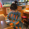 今季も大流行 美人度アップ 高見えデザイン 柔らかくて優しい印象 3色選択 ニットトップス<U-10532>