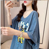ファッション ゆったり プリント 全4色 半袖 Tシャツ＜U-11518＞