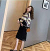 「上品な美しさ」女性らしい落ち着いたファッション  4色選択 ニットトップス<U-10696>