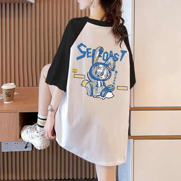 定番シンプル プリント 4色選択可 Tシャツ カットソー＜U-8274＞