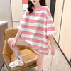 スタイリッシュ ボーダー柄 お値段以上 Tシャツ カットソー＜U-3345＞