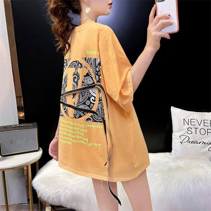 デザイン感 3色選択可 合わせやすい Tシャツ カットソー＜U-3055＞