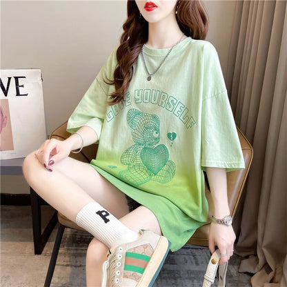 好感度満載 3色選択可 着心地抜群 グラデーション Tシャツ カットソー＜U-3225＞