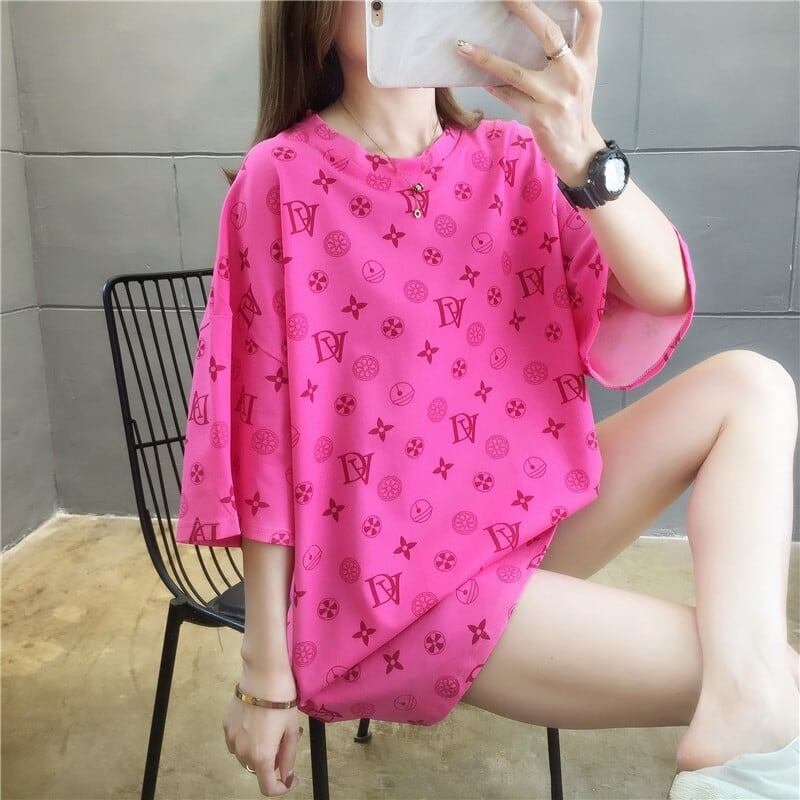 高級感溢れる プリント 美感いっぱい Tシャツ カットソー＜U-3316＞