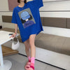 話題沸騰中 都市ファッショ 流行新作 オシャレ デザイン プリント全6色 半袖Tシャツ<U-9108>