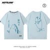 着回し力抜群 おすすめ シンプル プリントロゴ 半袖 Tシャツ-A2632