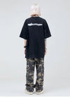 大注目 ファッション ストリート系 ヴィンテージ加工 プリントTシャツ ＜U-2875＞