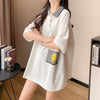 カジュアル 3色選択可 お洒落 ストライプ Tシャツ カットソー＜U-3068＞