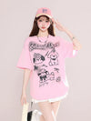 美人度アップ 売れ筋 話題沸騰中 絶対流行 早い者勝ち カジュアル 2色選択 Tシャツ<U-11279>