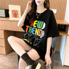 スタイリッシュ プリント 一目惚れ Tシャツ カットソー トップス＜U-3135＞