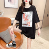 個性的なデザイン プリント 一目惚れ Tシャツ カットソー トップス＜U-3282＞