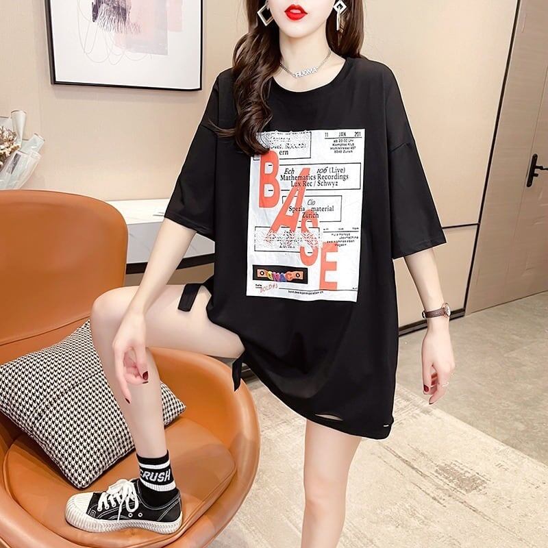 個性的なデザイン プリント 一目惚れ Tシャツ カットソー トップス＜U-3282＞