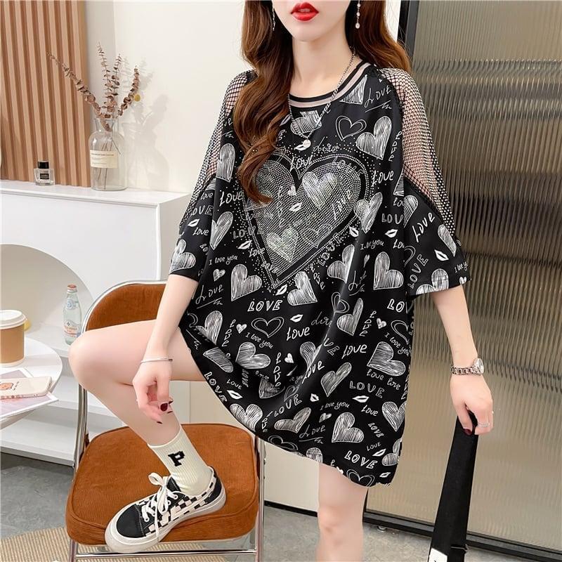 高級ホットドリル半袖Tシャツ<U-3005>
