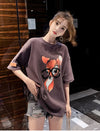 売り切れ必至 アクティブも綺麗も叶う 上品 プリント 全3色 半袖 Tシャツ <U-8990>